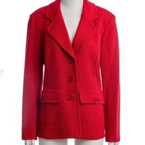 St John Red Blazer